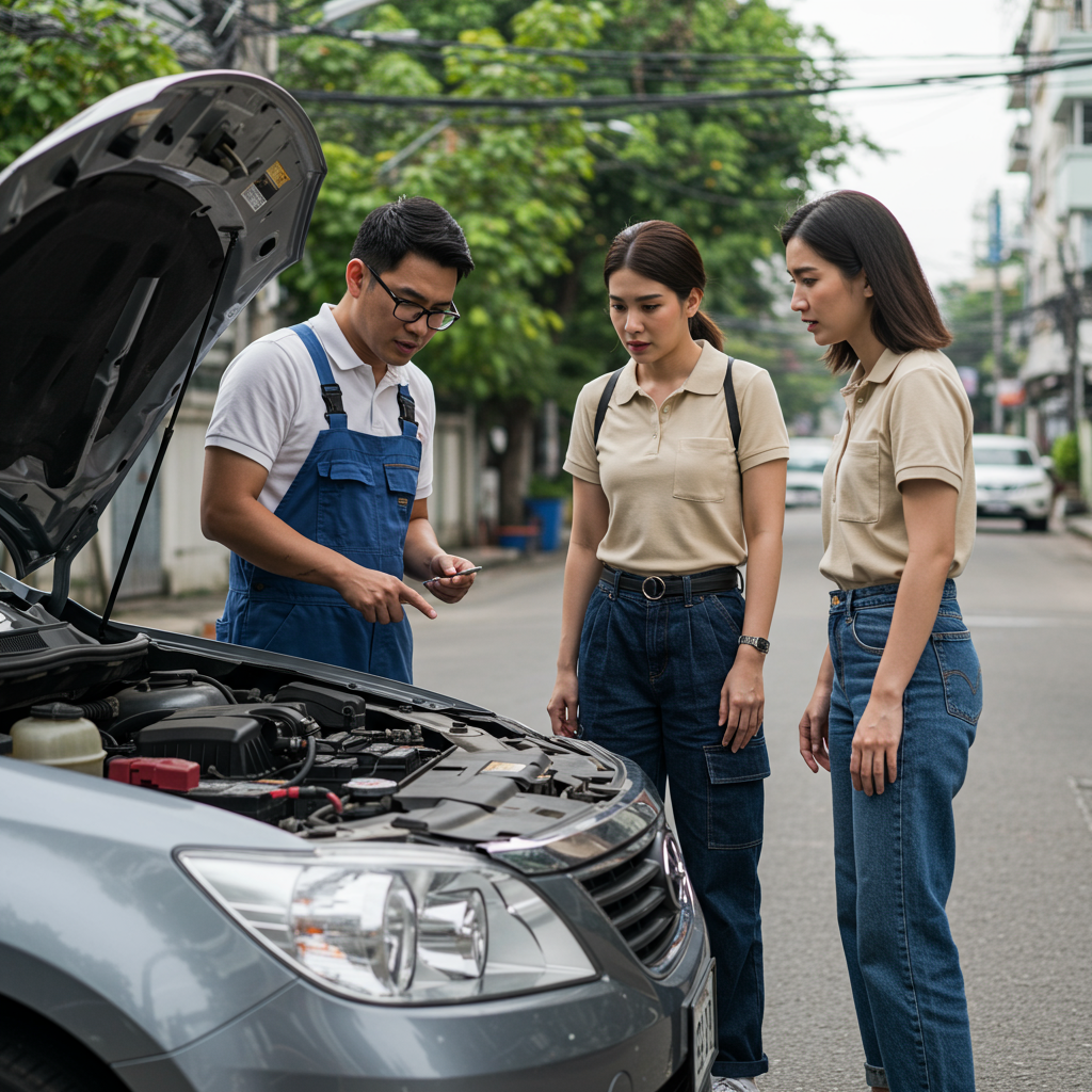 หมดห่วงเรื่องแบตหมดกลางทาง ด้วยบริการเปลี่ยนแบตรถยนต์นอกสถานที่